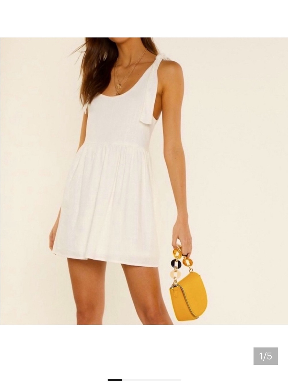 Nasty Gal Tie Me A River Dress Size 2